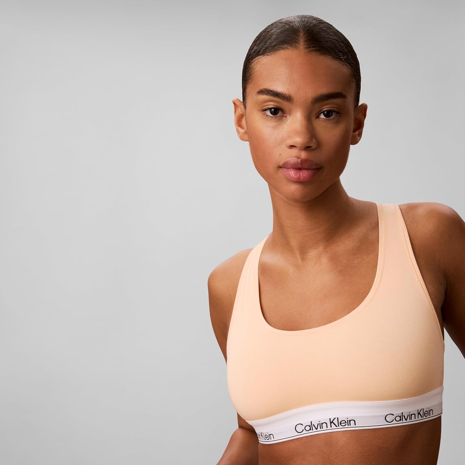 image:imageIcon Cotton Modal Unlined BralettePeach Bliss
