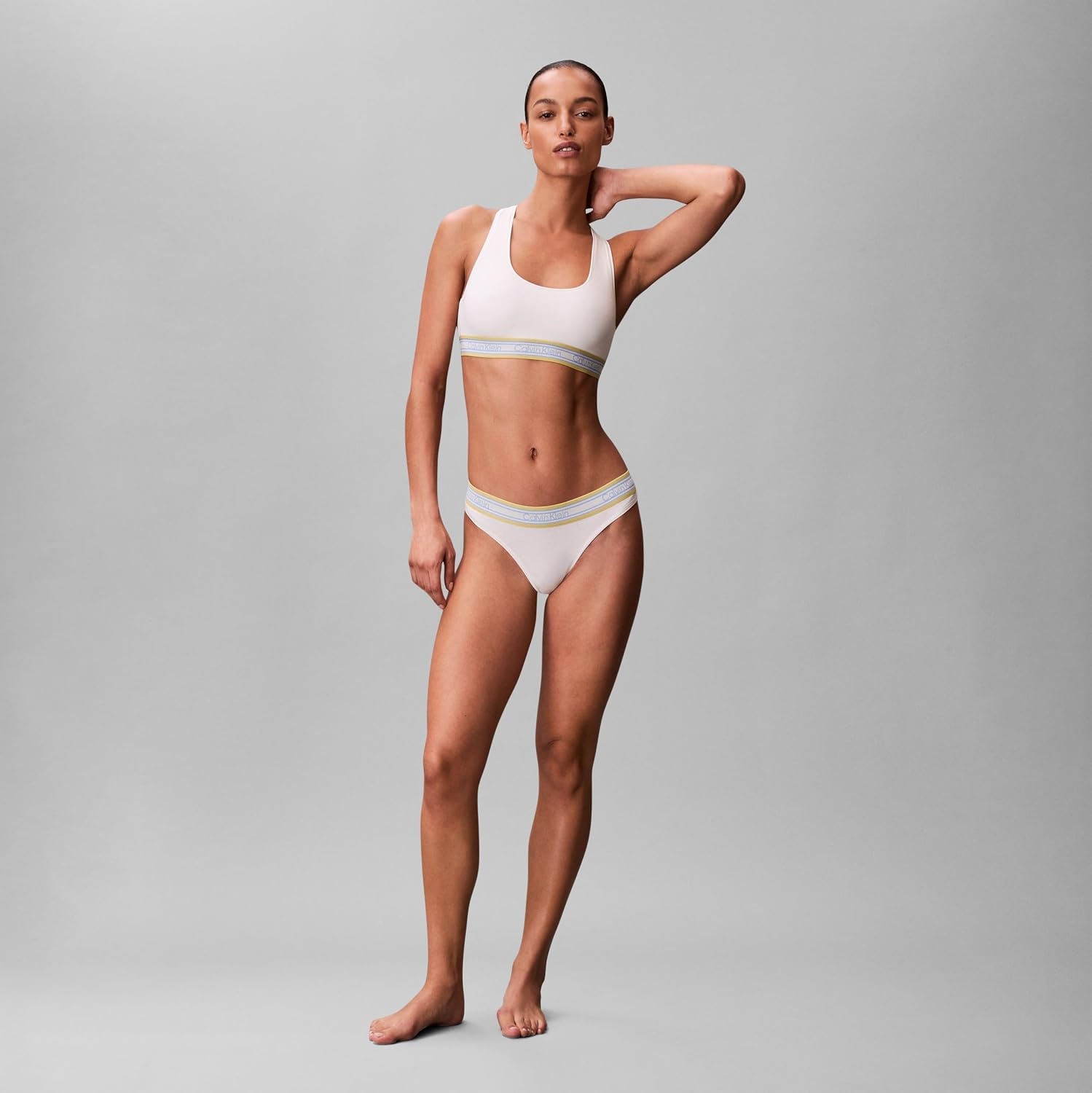 image:imageIcon Cotton Modal Unlined BraletteTofu Retro Stripe