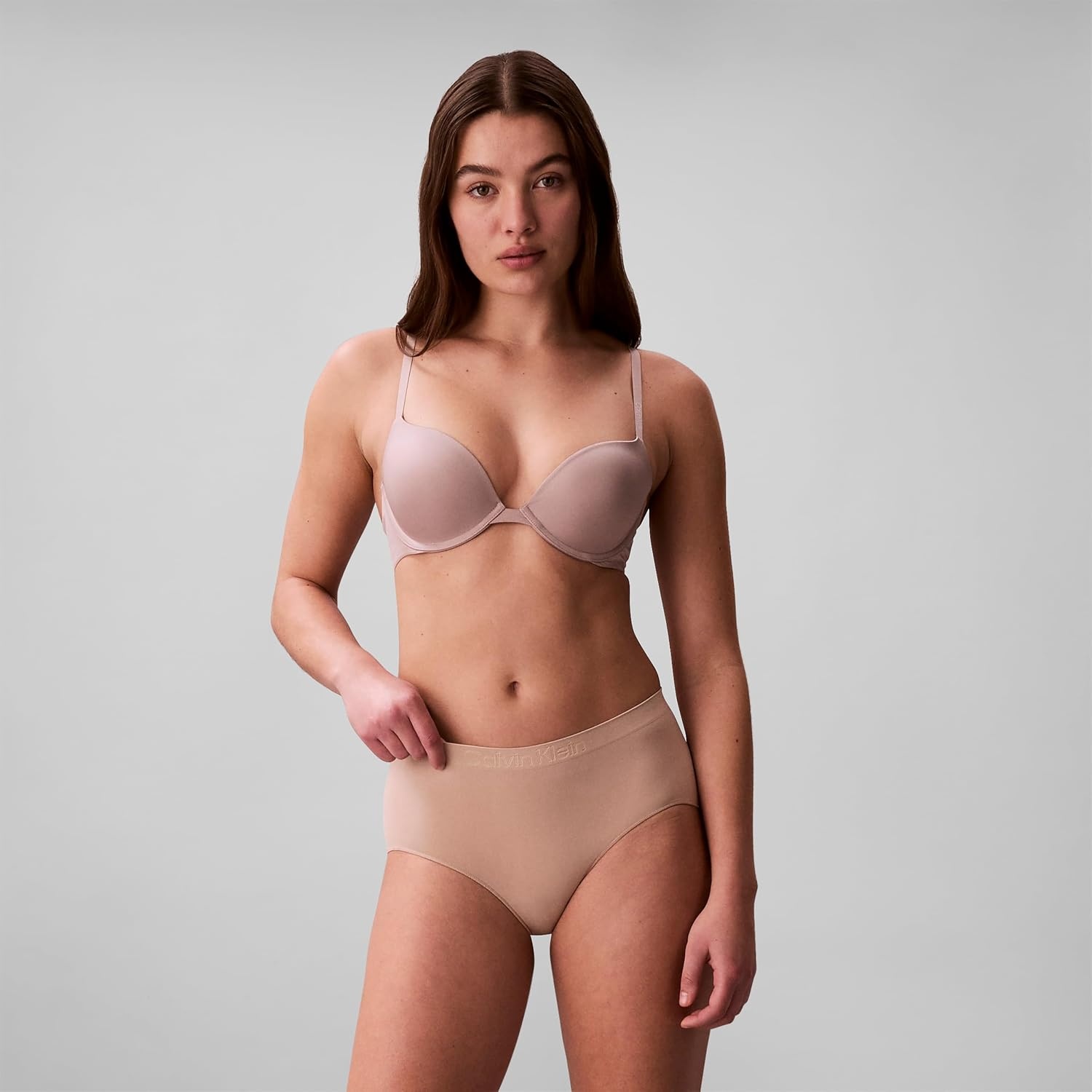 image:imagePure Micro Push Up Plunge Bra 2 PackFresh TaupeEspresso