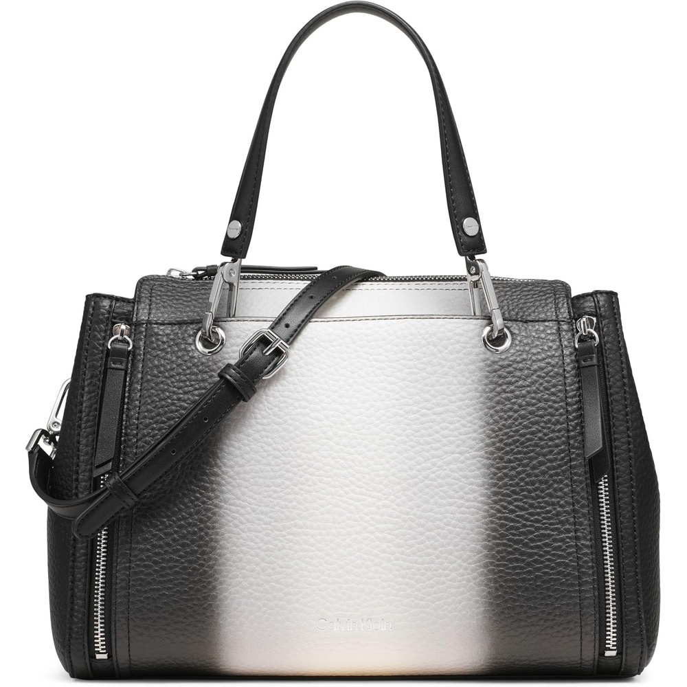 image:imageCalvin Klein Bubble Lamb Novelty Organization SatchelBlack Multi