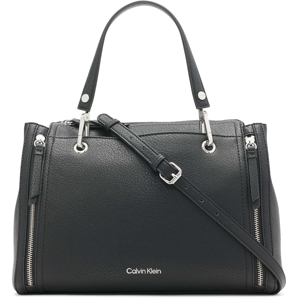 image:imageCalvin Klein Bubble Lamb Novelty Organization SatchelBlackSilver