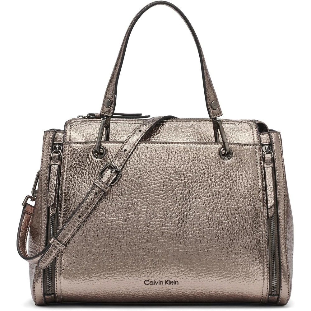 image:imageCalvin Klein Bubble Lamb Novelty Organization SatchelGunmetal