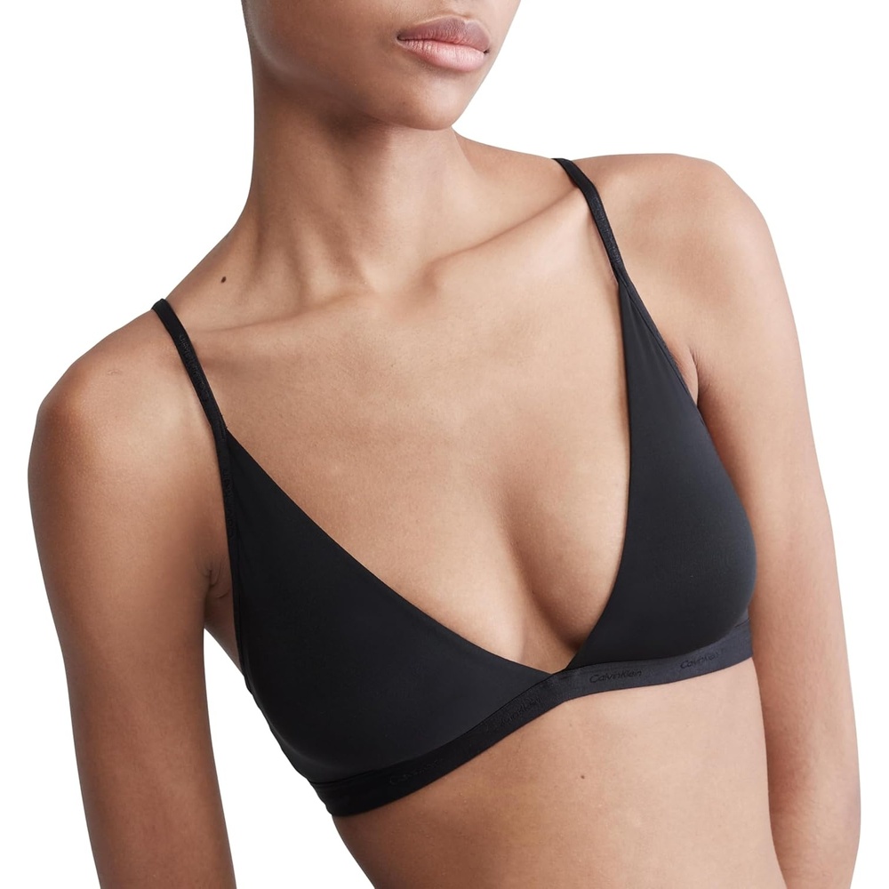 image:imageCalvin Klein Form to Body Lightly Lined Triangle BraletteBlack