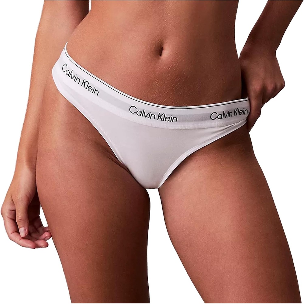 image:imageCalvin Klein Icon Cotton Modal ThongWhite