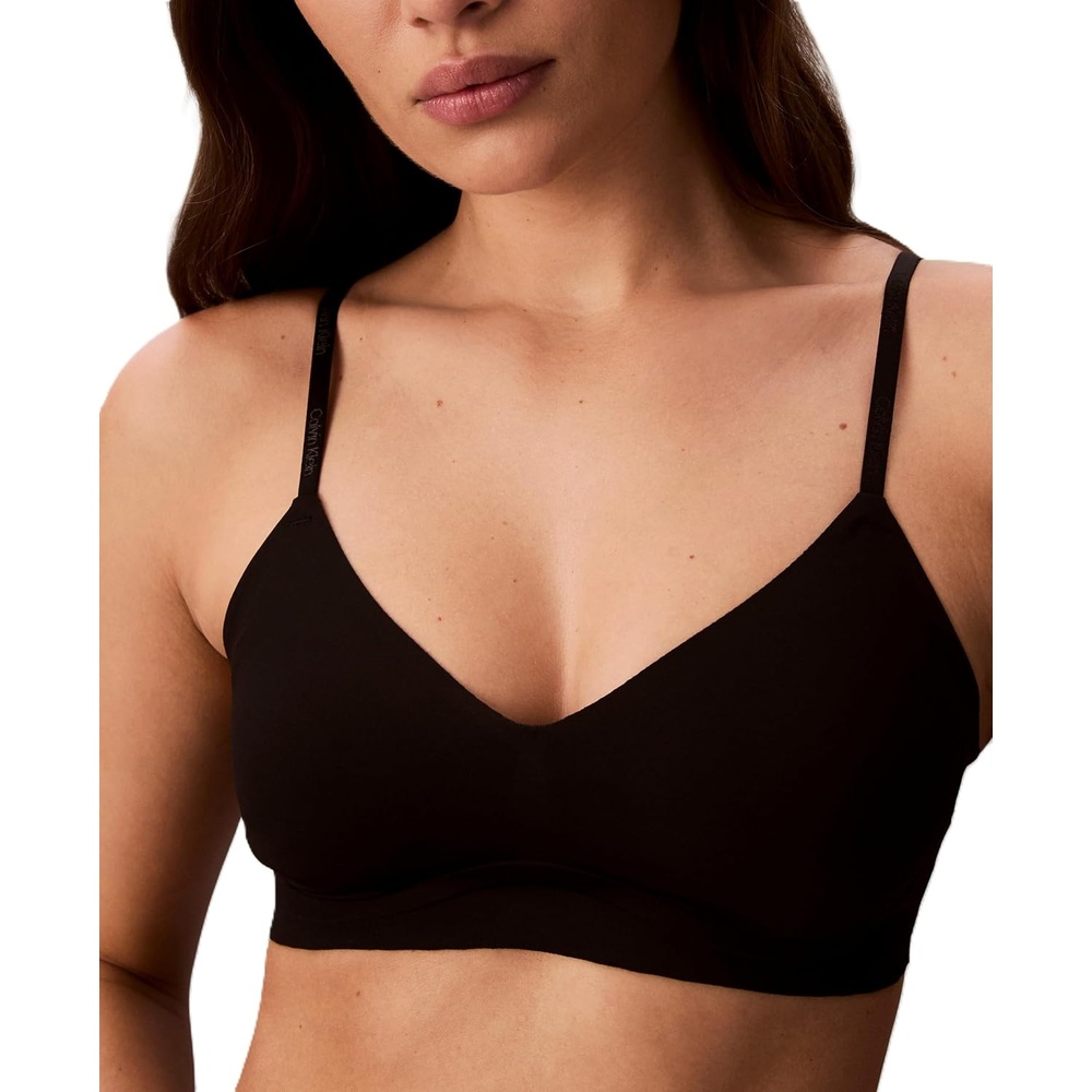 image:imageCalvin Klein Invisibles Gel Wire Lightly Lined BraletteBlack