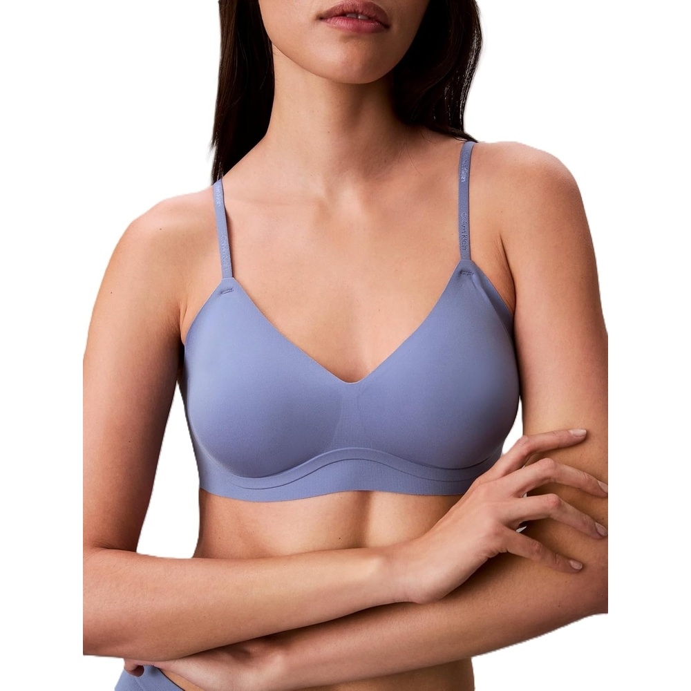 image:imageCalvin Klein Invisibles Gel Wire Lightly Lined BraletteBlue Tulip