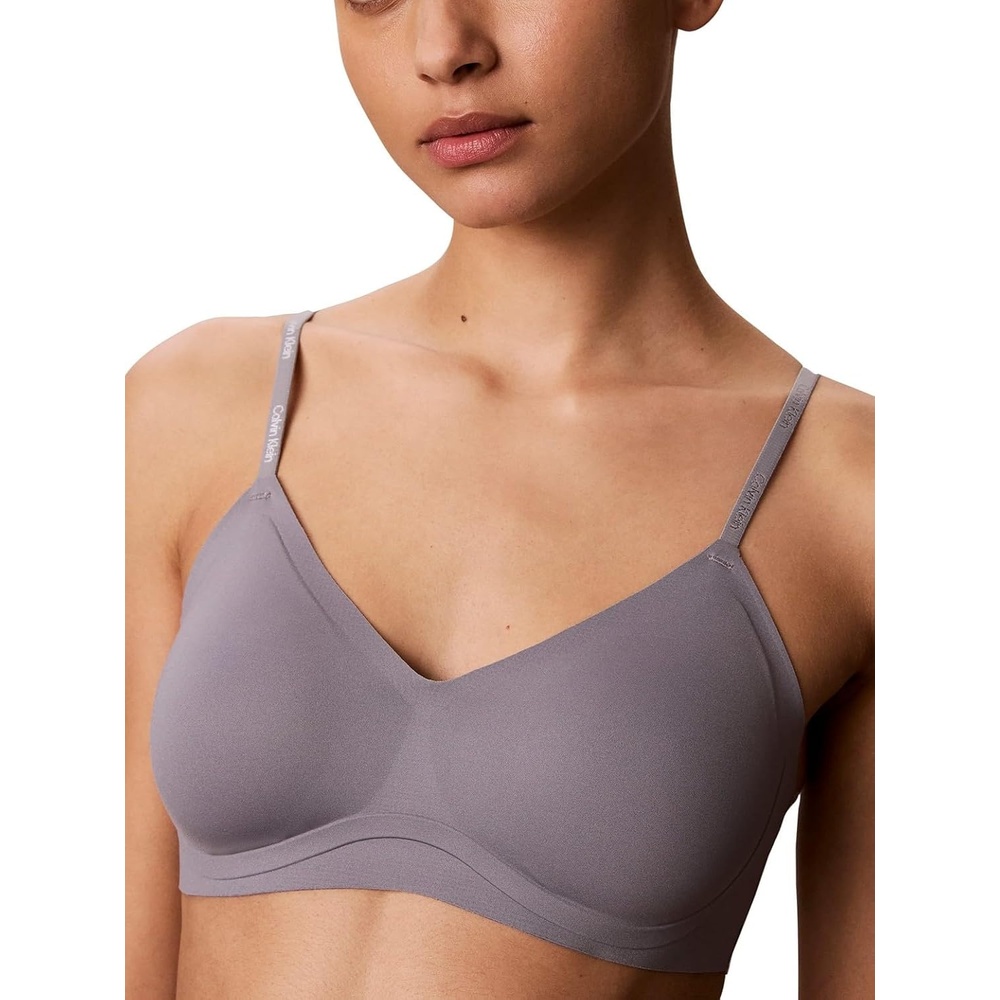 image:imageCalvin Klein Invisibles Gel Wire Lightly Lined BraletteQuicksilver