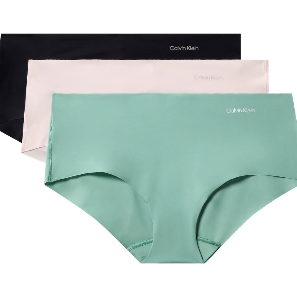 image:imageCalvin Klein Invisibles Hipster Multipack PantyCharming GreenNymphs ThighBlack