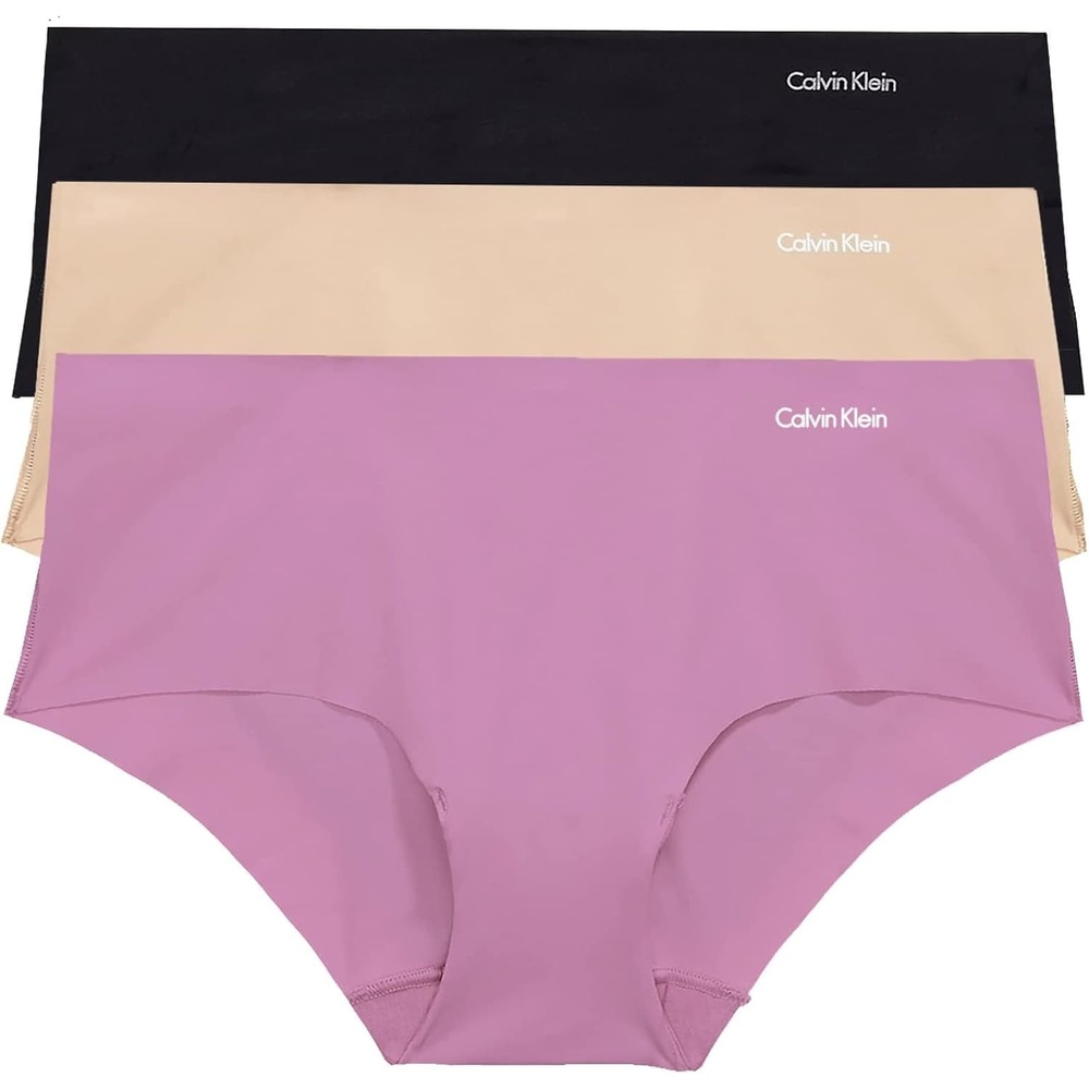 image:imageCalvin Klein Invisibles Hipster Multipack PantyIris OrchidCedarBlack