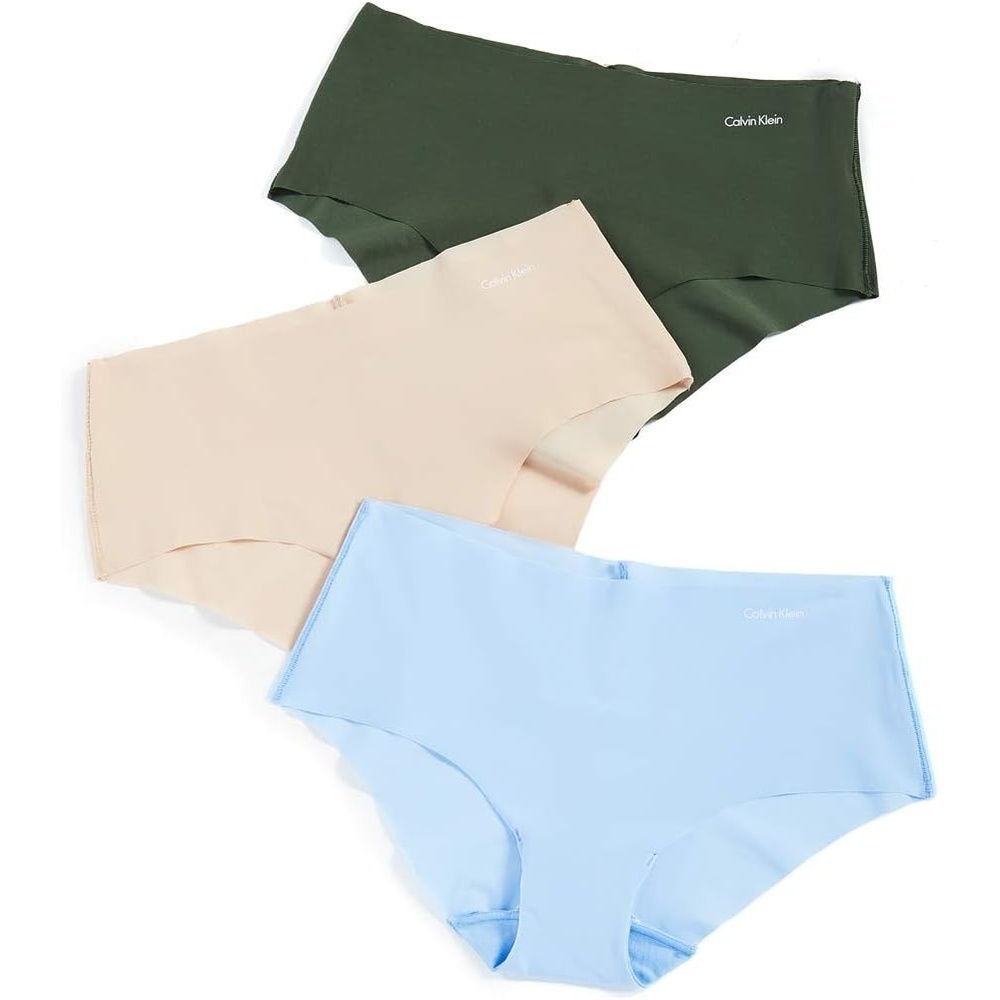 image:imageCalvin Klein Invisibles Hipster Multipack PantySensory BlueDuffel BagBare