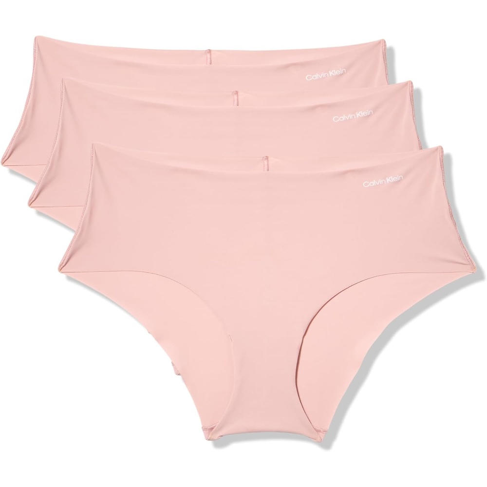 image:imageCalvin Klein Invisibles Hipster Multipack PantySubdued W Ivory Logo 3