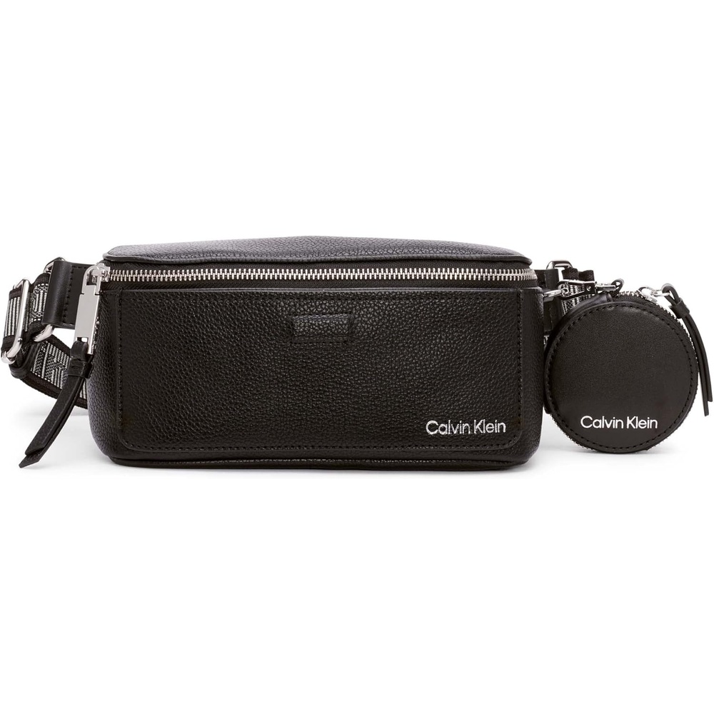 image:imageCalvin Klein Millie Novelty BeltBlackSilver