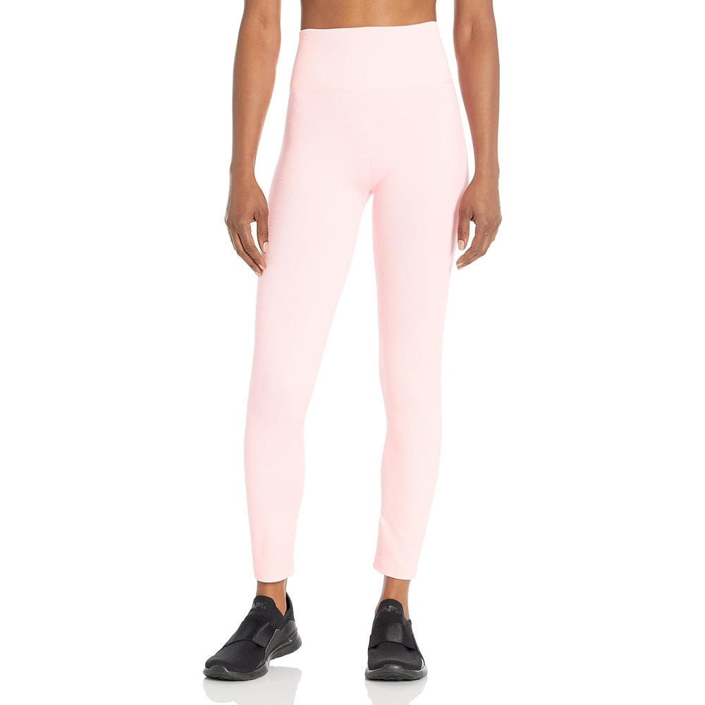 image:imageCalvin Klein Performance Womens Thin Rib High Waist 78 Length TightHibiscus