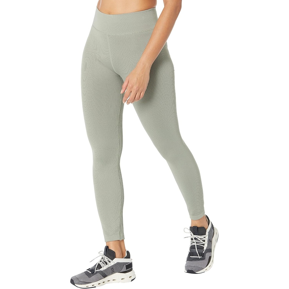 image:imageCalvin Klein Performance Womens Thin Rib High Waist 78 Length TightSagebrush