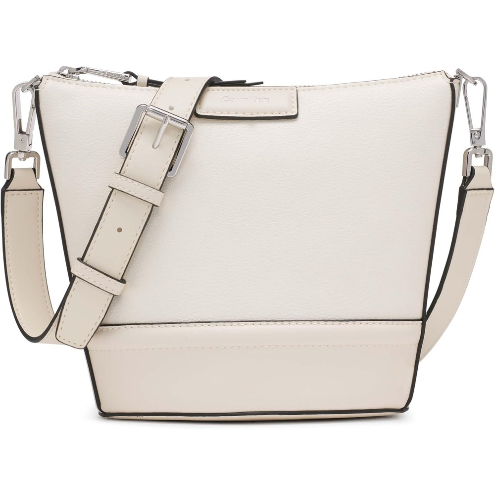 image:imageCalvin Klein Womens Ash NorthSouth CrossbodyCherub White