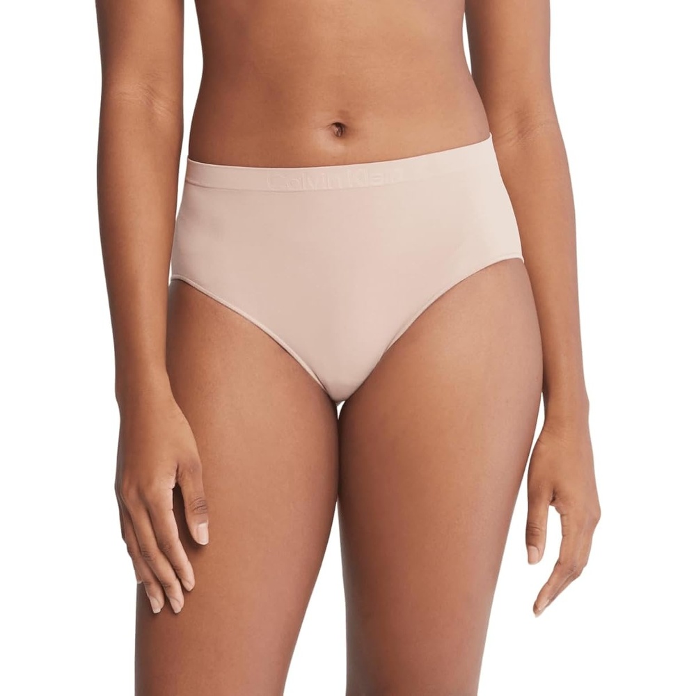 image:imageCalvin Klein Womens Bonded Flex Seamless High Rise BriefCedar