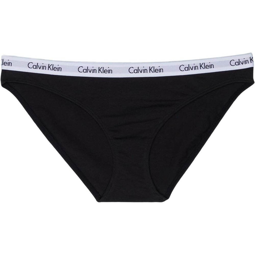 image:imageCalvin Klein Womens Carousel Logo Cotton Stretch Bikini Panties 3 PackBlackBlackBlack