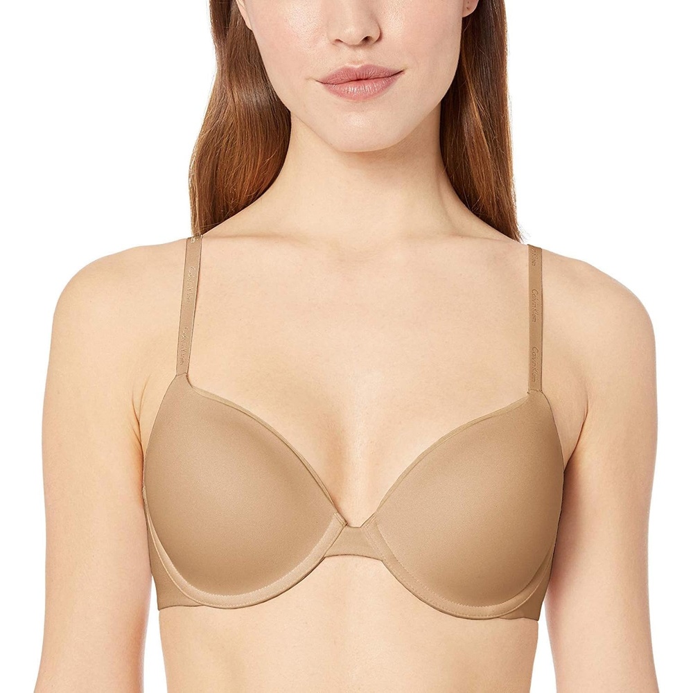 image:imageCalvin Klein Womens Constant Convertible Strap Lightly Lined Demi BraBare