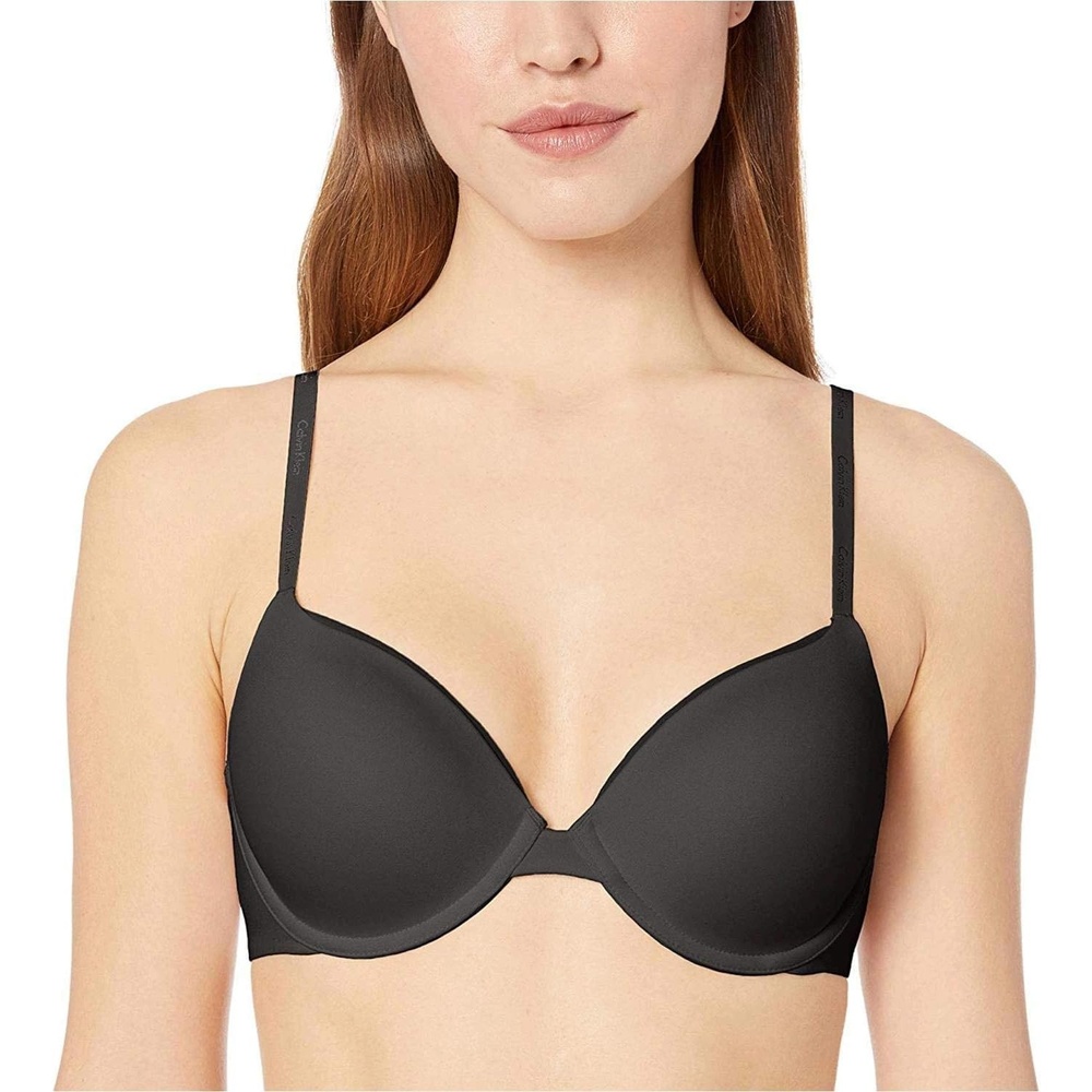 image:imageCalvin Klein Womens Constant Convertible Strap Lightly Lined Demi BraBlack