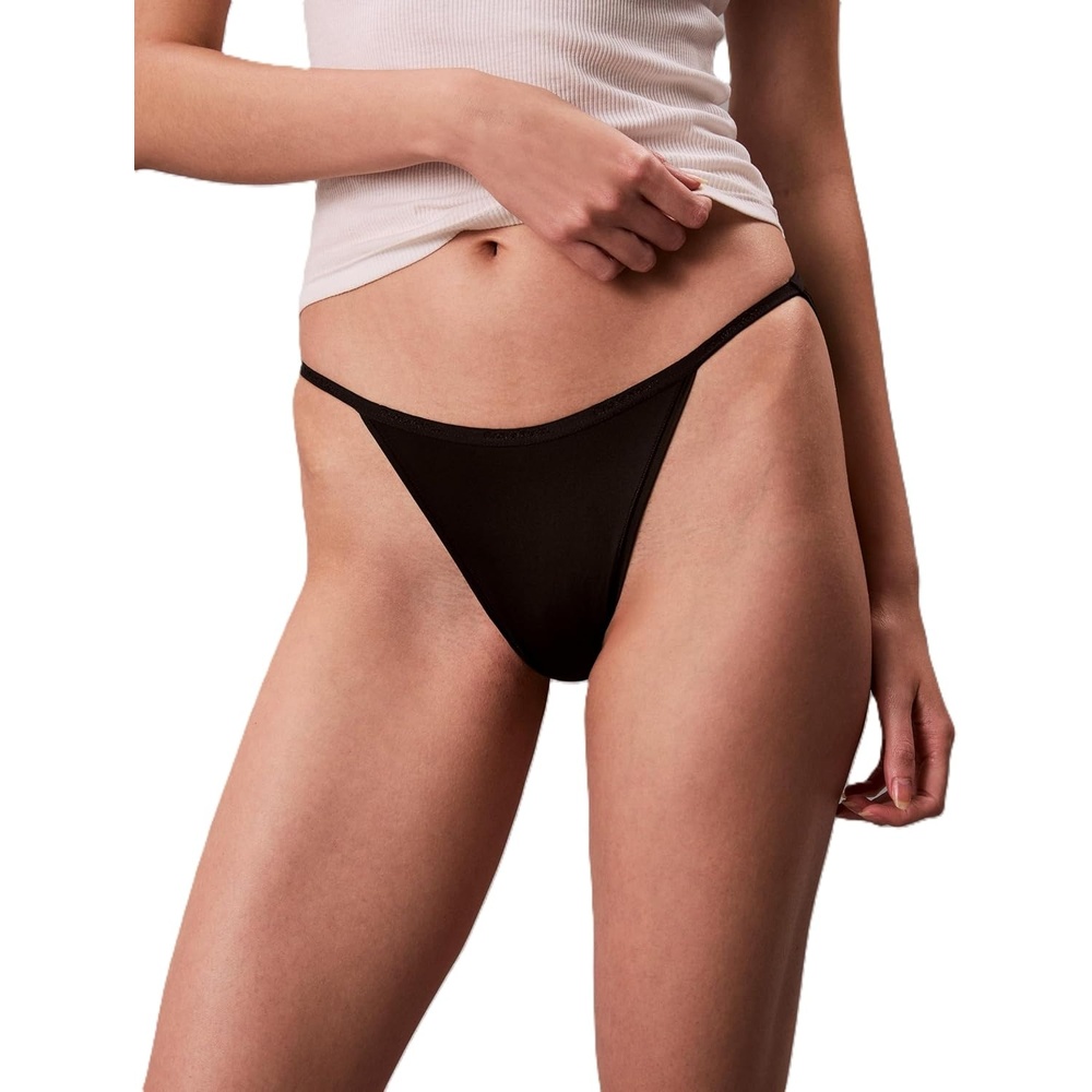 image:imageCalvin Klein Womens Ideal Micro Low Rise String BikiniBlack