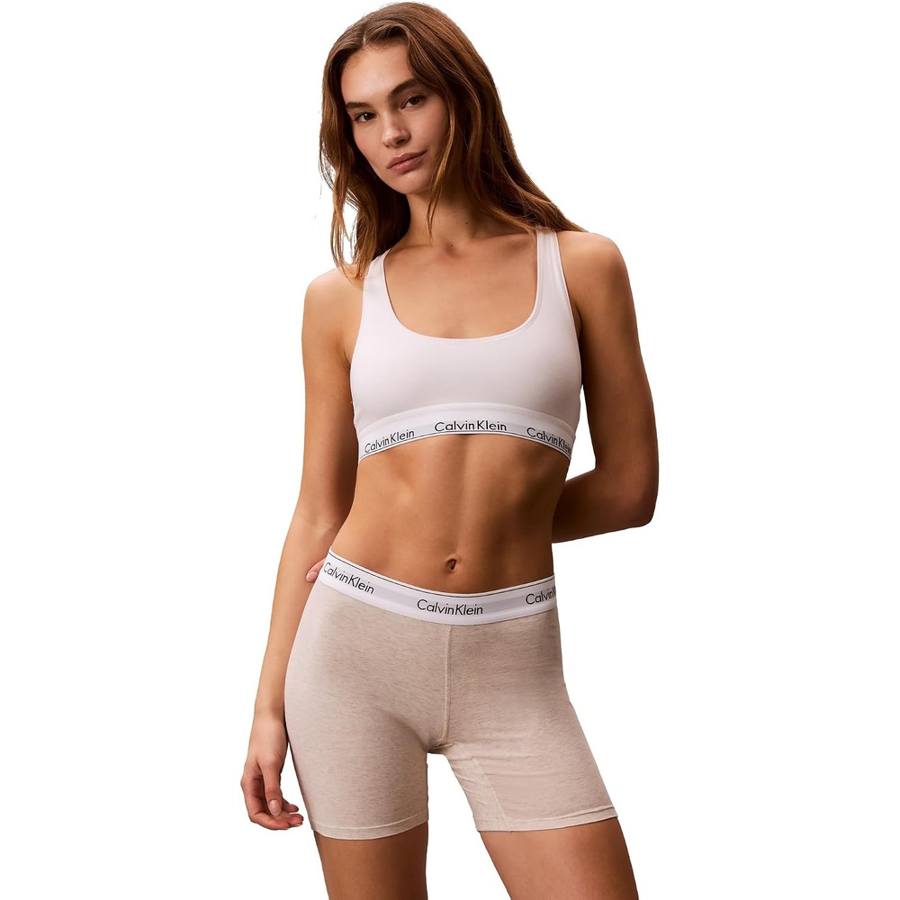 image:imageCalvin Klein Womens Modern Cotton Boxer BriefOatmeal Heather
