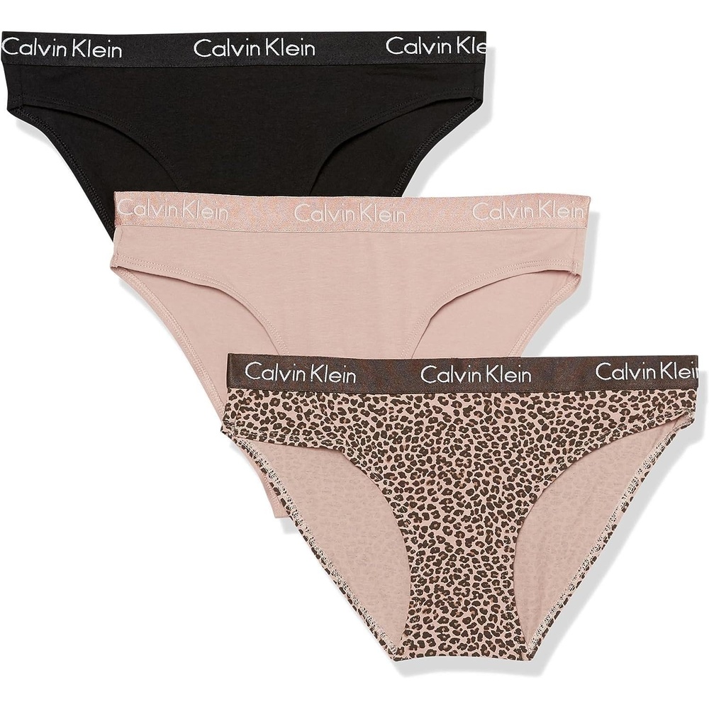 image:imageCalvin Klein Womens Motive Micro Stretch Multipack Bikini PantyAqp23492401B
