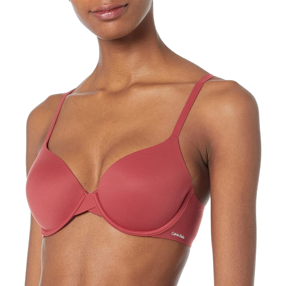 image:imageCalvin Klein Womens Perfectly Fit Modern TShirt BraRed Carpet