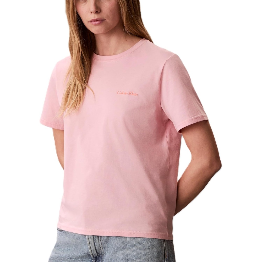 image:imageCalvin Klein Womens Performance Classic Fit TeePowder Pink