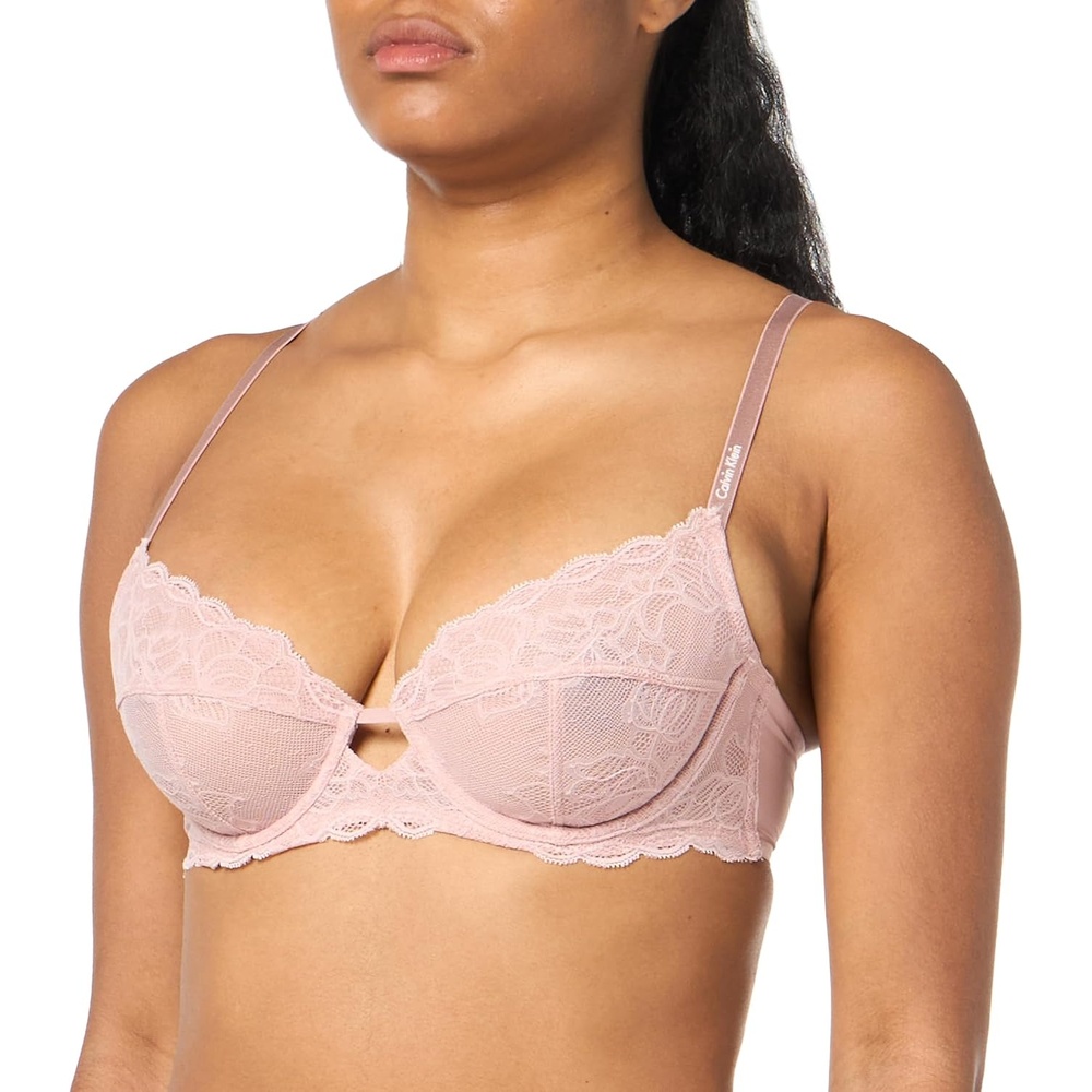 image:imageCalvin Klein Womens Seductive Comfort Unlined Lace BraSubdued