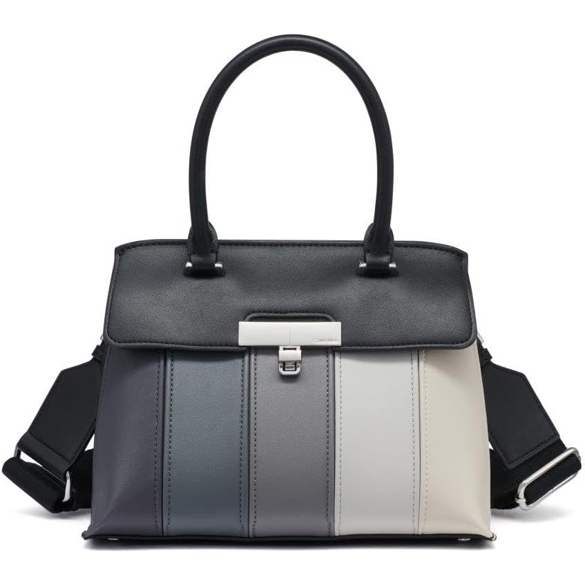 image:imageCalvin Klein womens Becky Top Handle Mini Bag Crossbody 2 in 1Black Multi