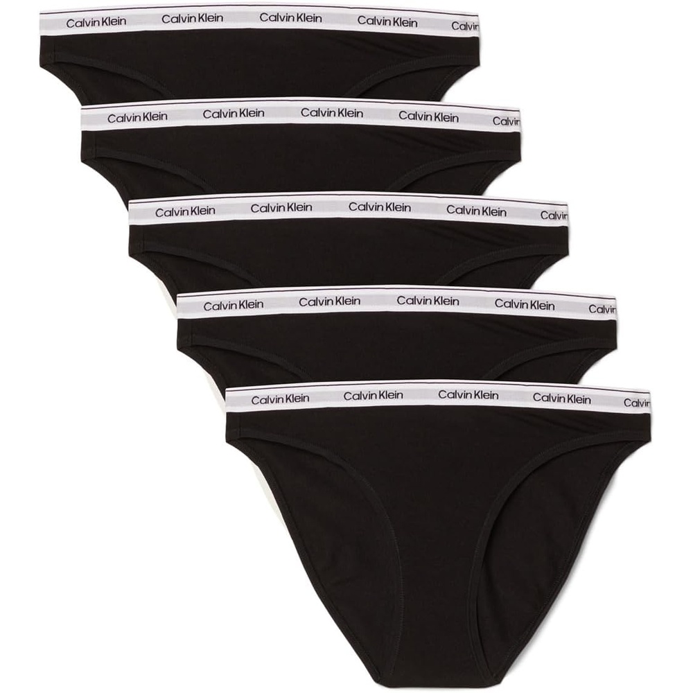 image:imageCalvin Klein womens Modern Logo Bikini 5packBlack