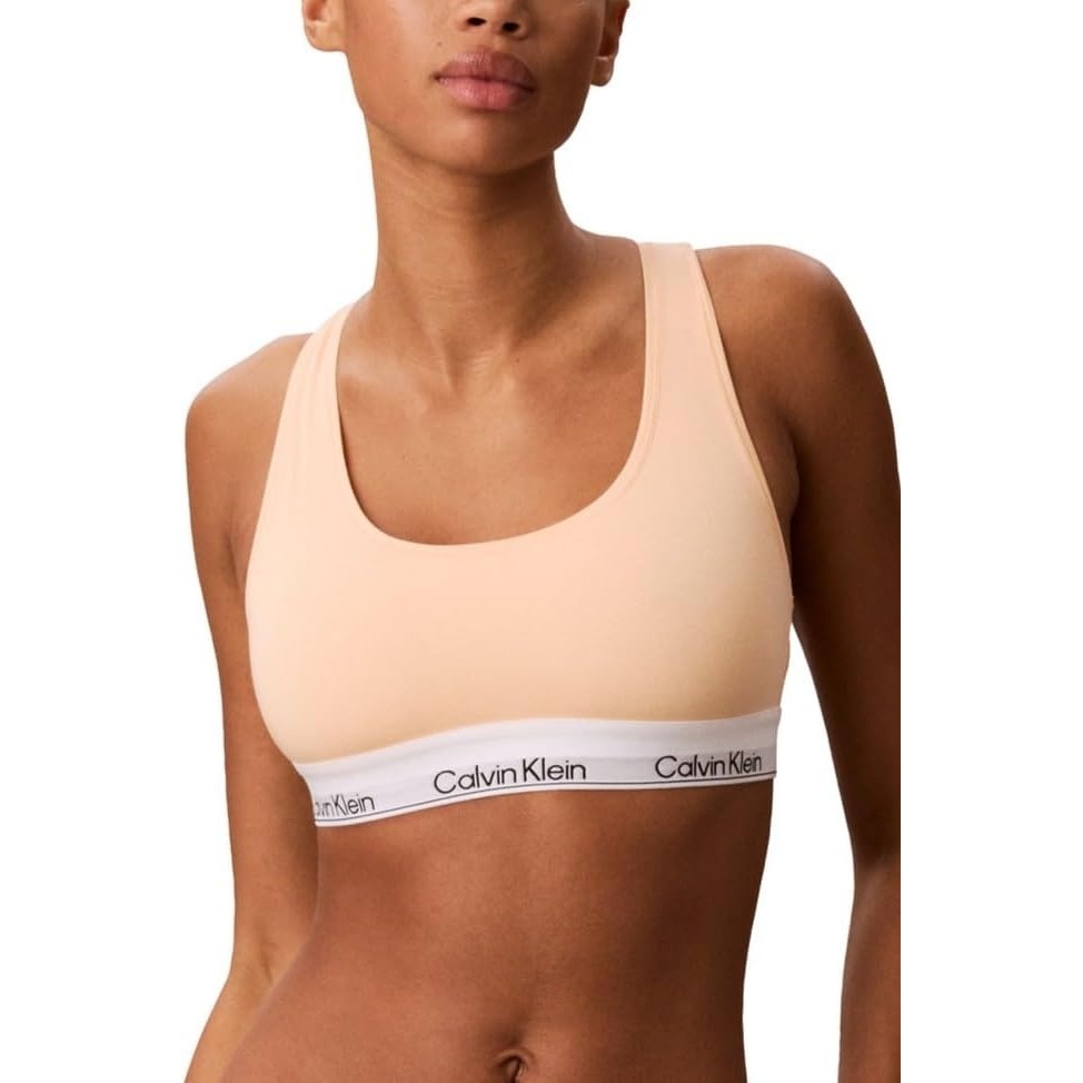 image:imageIcon Cotton Modal Unlined BralettePeach Bliss