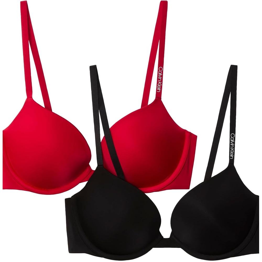 image:imagePure Micro Push Up Plunge Bra 2 PackBlackObsess