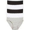 Black/White/Grey Heather