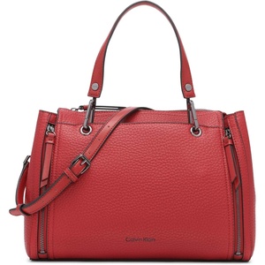 Calvin Klein Bubble Lamb Novelty Organization Satchel(Ruby Red)