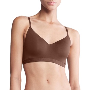 Calvin Klein Form to Body Lightly Lined Bralette(Umber)