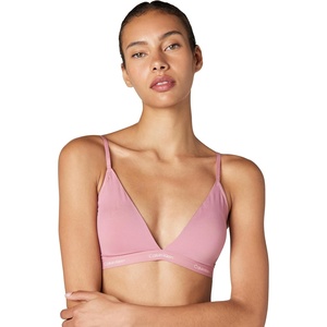 Calvin Klein Form to Body Lightly Lined Triangle Bralette(Soft Mauve)