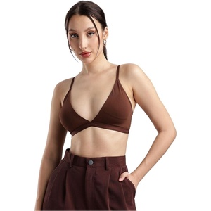 Calvin Klein Form to Body Lightly Lined Triangle Bralette(Umber)