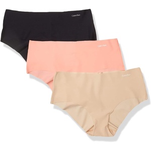 Calvin Klein Invisibles Hipster Multipack Panty(Black/Bare/Gerbera Daisy)
