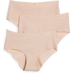 Calvin Klein Invisibles Hipster Multipack Panty(Light Caramel)
