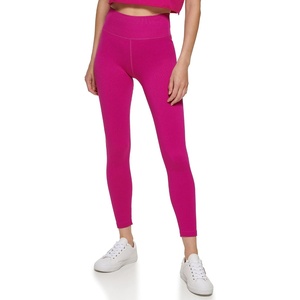 Calvin Klein Performance Womens Thin Rib High Waist 7/8 Length Tight(Melrose)