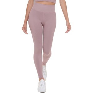 Calvin Klein Performance Womens Thin Rib High Waist 7/8 Length Tight(Stardust)