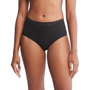 Calvin Klein Women’s Bonded Flex Seamless High Rise Brief(Black)