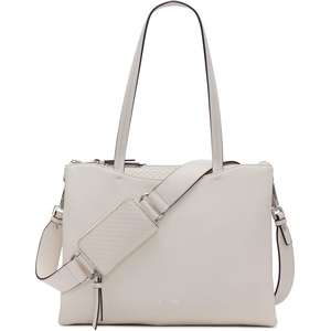 Calvin Klein Women’s Chrome Organizational 2 in 1 Tote | Organizational(Cherub White)