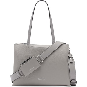 Calvin Klein Women’s Chrome Organizational 2 in 1 Tote | Organizational(Stone)