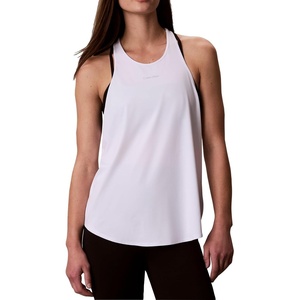 Calvin Klein Women’s Icon Sport Tech Tank Top(Brilliant White)
