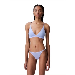 Calvin Klein Women’s Ideal Micro Low Rise String Thong(Saltwater)