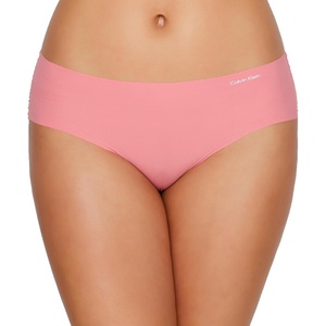 Calvin Klein Women’s Invisibles Hipster Panties(Pomelo)