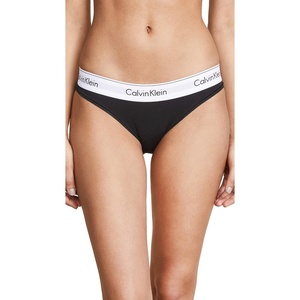 Calvin Klein Women’s Modern Cotton Stretch Bikini Panty(Black)