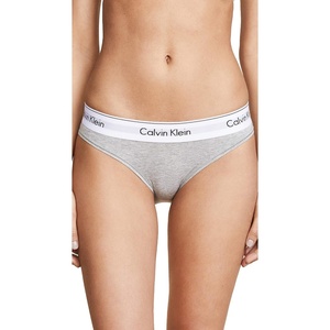Calvin Klein Women’s Modern Cotton Stretch Bikini Panty(Grey Heather)